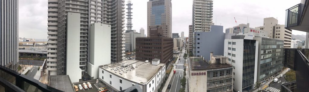 アーバンライフ神戸三宮ザ・タワー　ベランダ風景