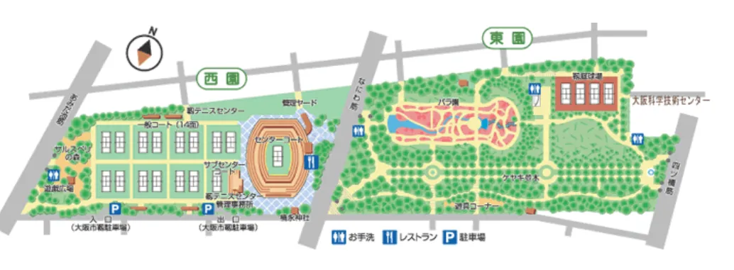 うつぼ公園イメージ図