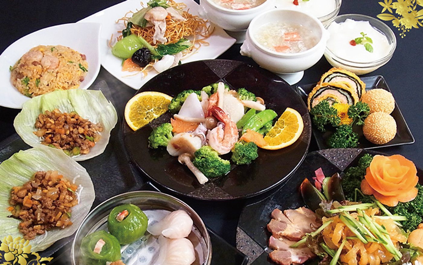 良友酒家のコース料理